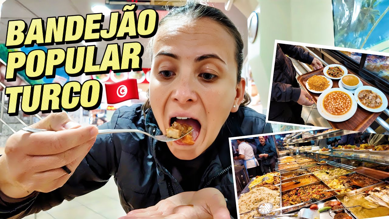 BANDEJÃO TURCO! COMIDA DO POVO em ISTAMBUL!