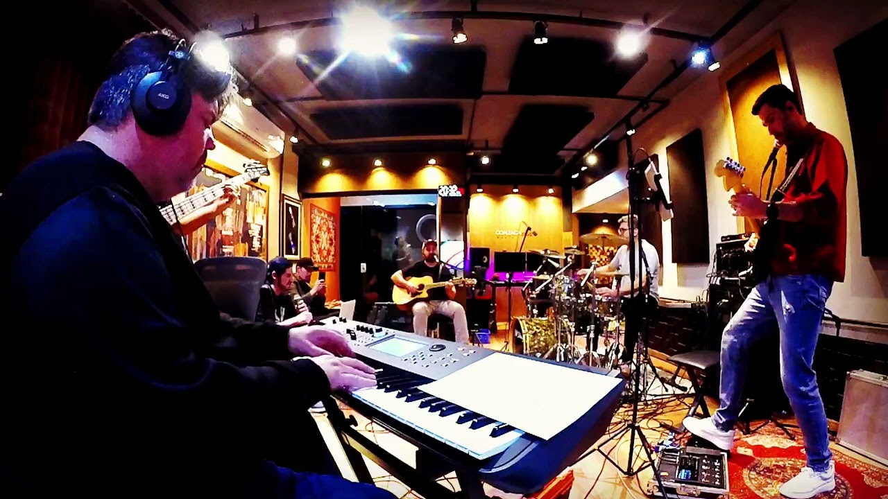 Ensaio com os amigos da Banda Catado do Varal