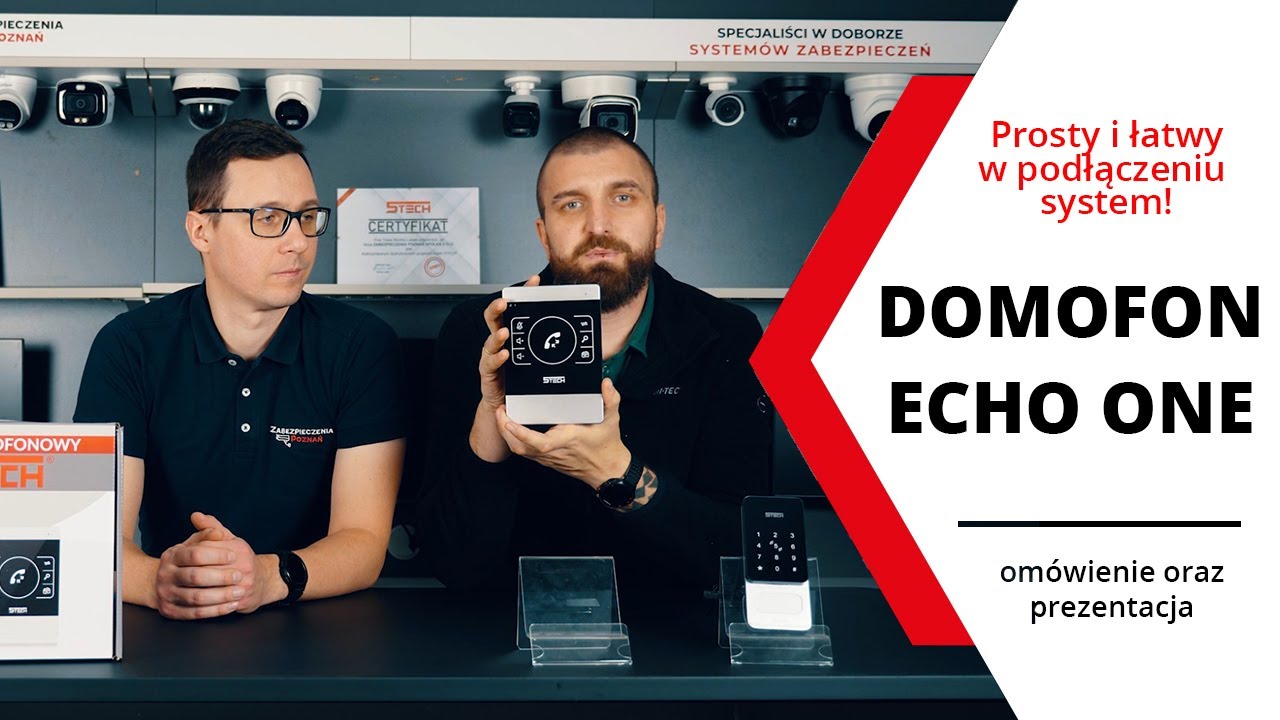 Prosty 2 żyłowy domofon głośnomówiący 5Tech Echo One