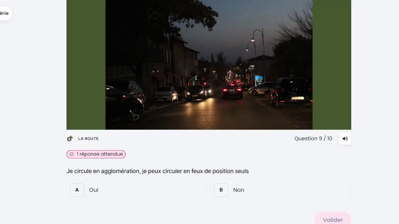 Le code de la route en France