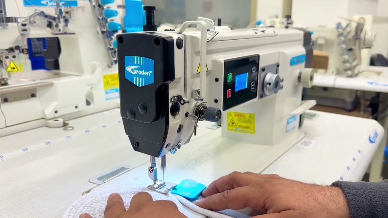 Broderi BD-1530D Büyük Mekik Otomatik Yağlamalı Atlar Zig Zag Makinası