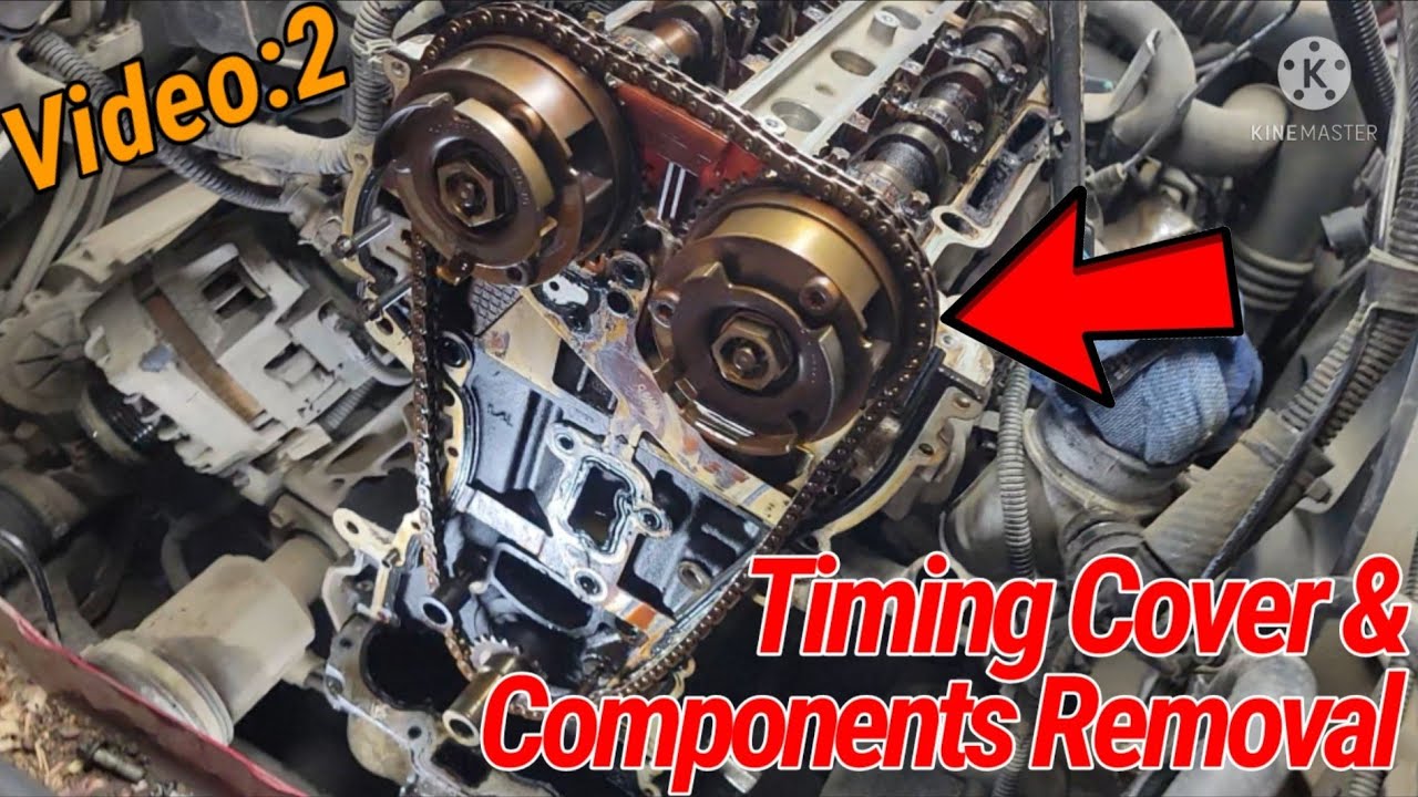 V2: Chevy Cruze 1.4 turbo! How to Remove Crank Pulley, Timing Cover, Chain & Other stuff