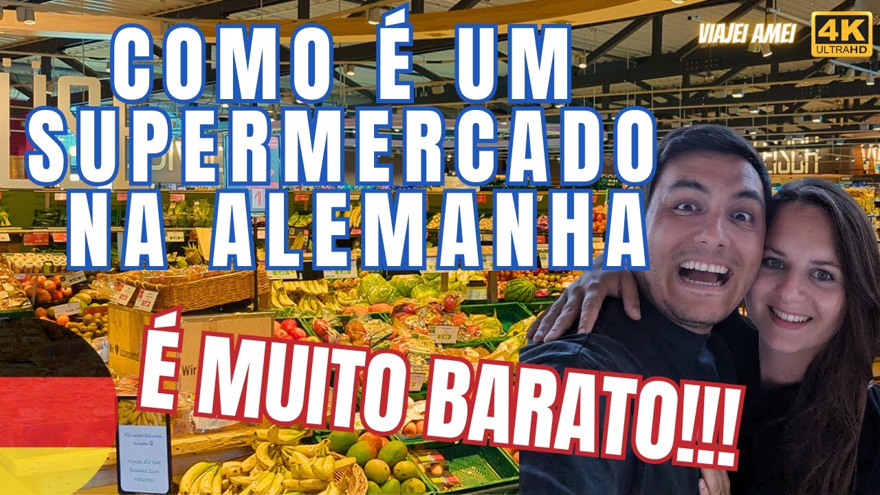 COMO É UM SUPERMERCADO NA ALEMANHA! Preços e produtos.