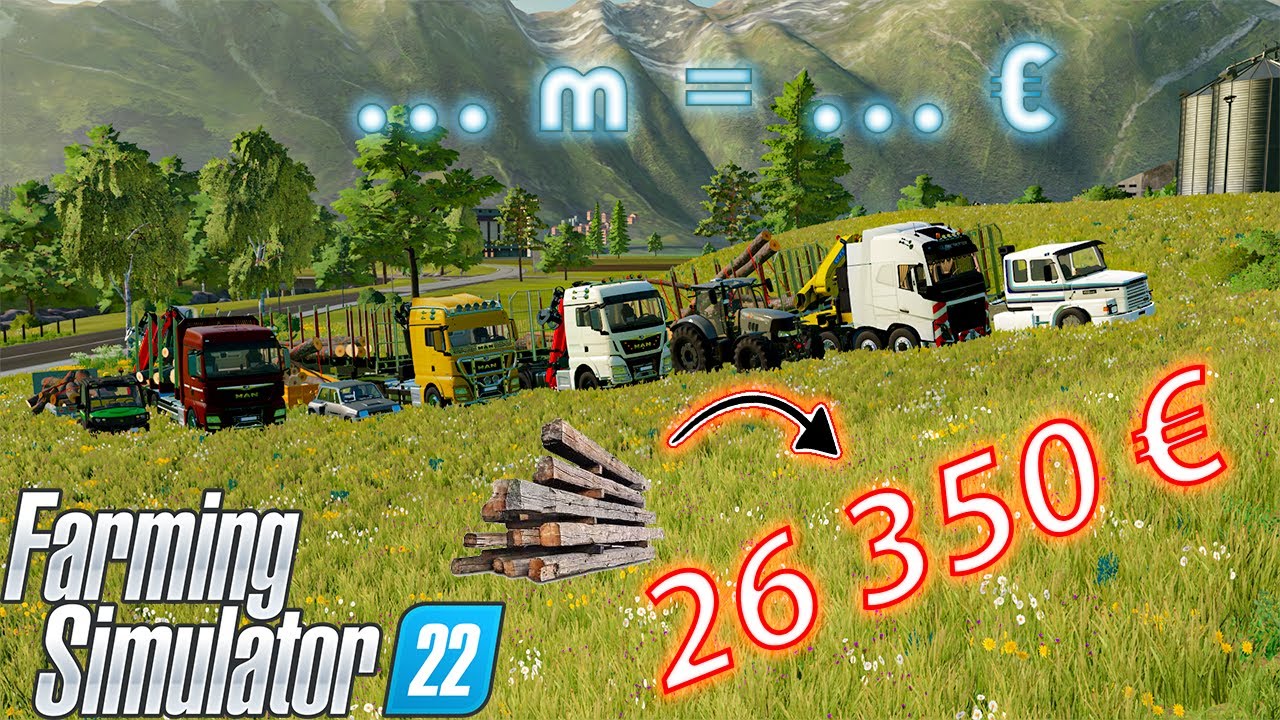 Quelle est la longueur de bois la plus rentable ?!?!?!?! | #tuto ( #FS22 )