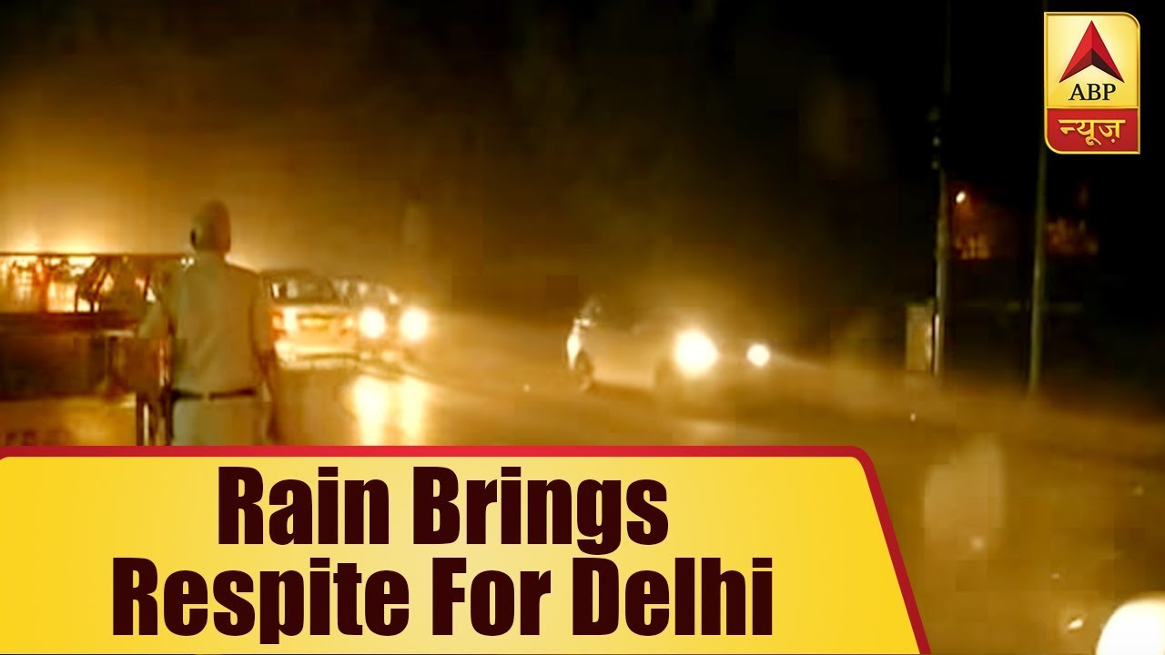 Thunderstorm Along With Light Rain Brings Big Respite For Delhi-NCR | ABP News