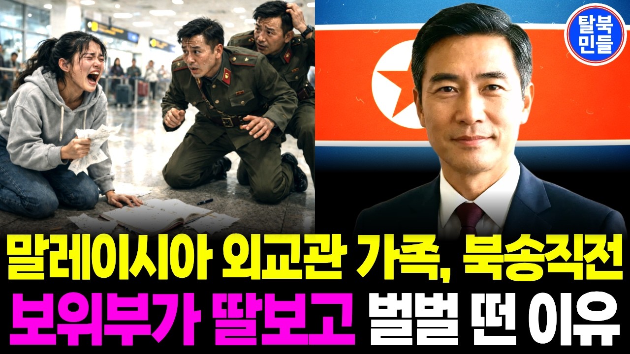 말레이시아 외교관 가족, 북송직전 보위부가 딸보고 벌벌 떤 이유