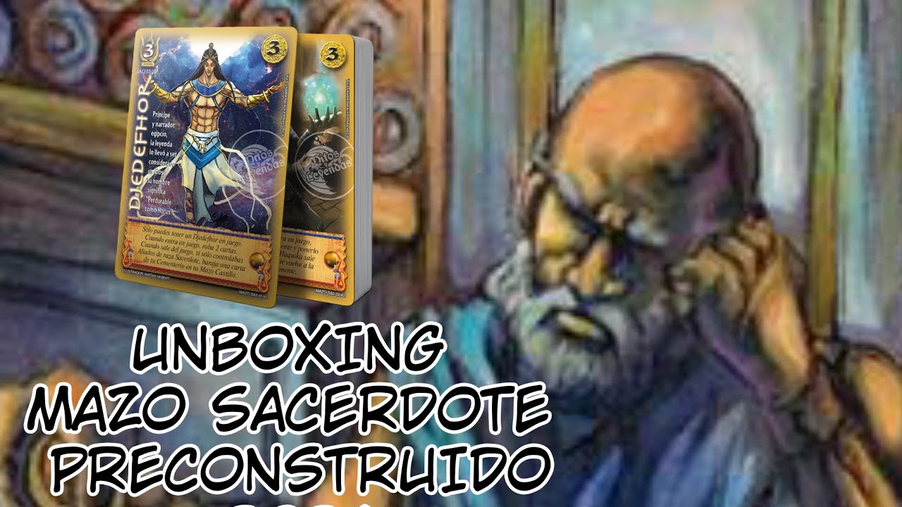 UNBOXING MAZO SACERDOTE PRECONSTRUIDO 2024 MITOS Y LEYENDAS 