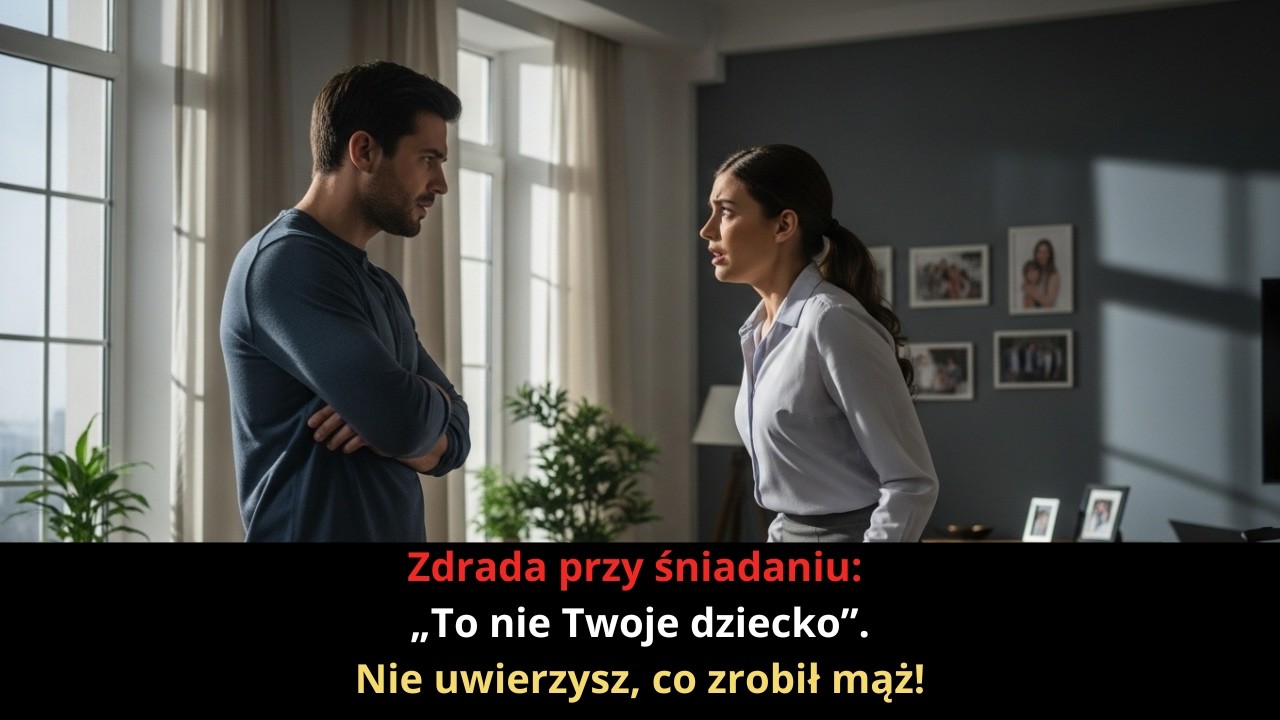 Zdrada przy śniadaniu „To nie Twoje dziecko”  Nie uwierzysz, co zrobił mąż!