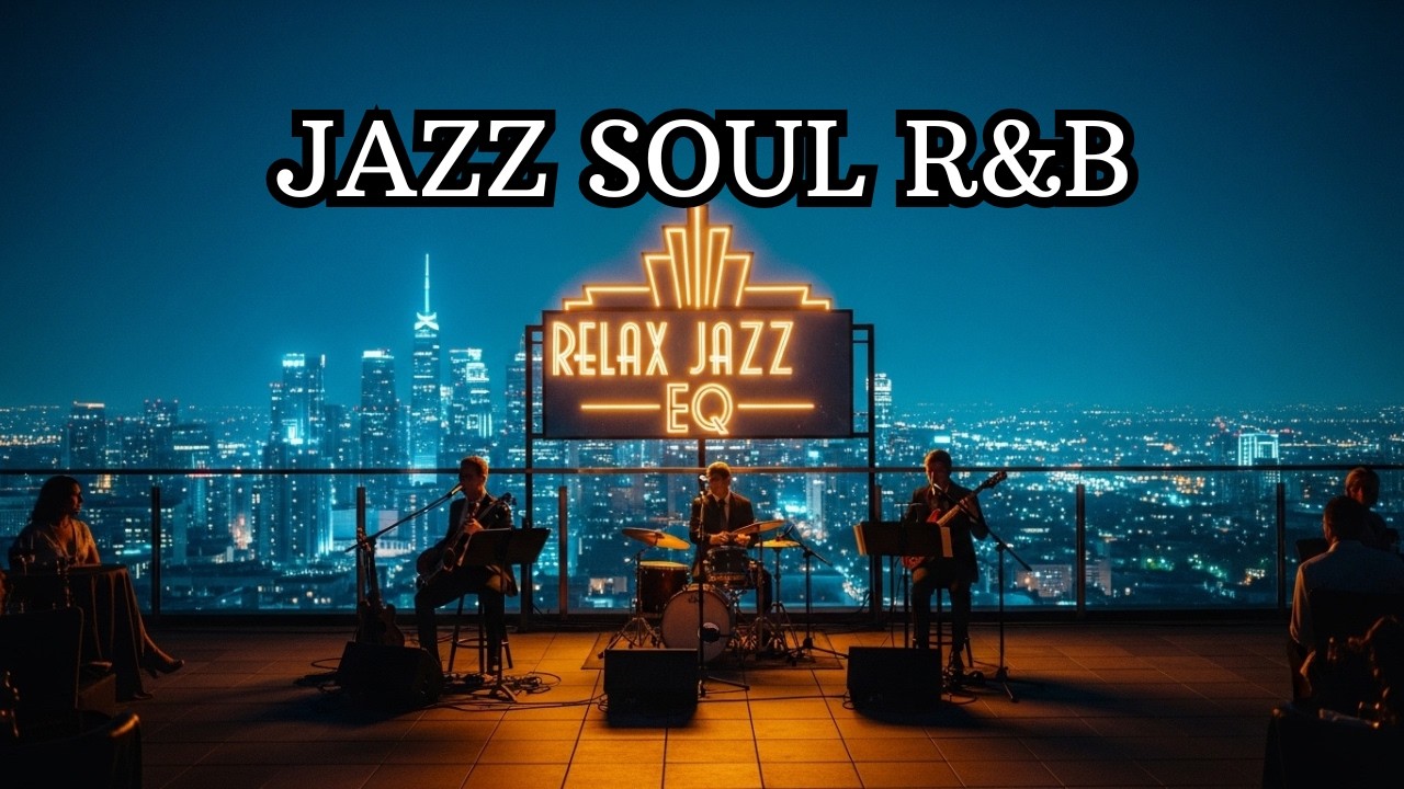 Warm Smooth Jazz & R&B Lounge – Night City Relaxation Playlist
