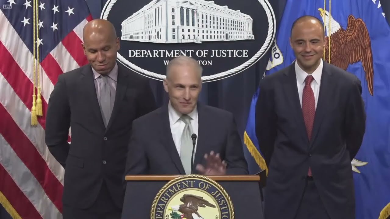 LIVE: DOJ announces settlement, charges in national security case