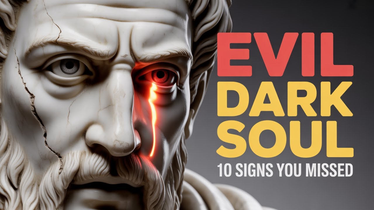 10 Signs You’re Dealing With an Evil, Dark Soul | Stoic Lessons on Human Darkness.