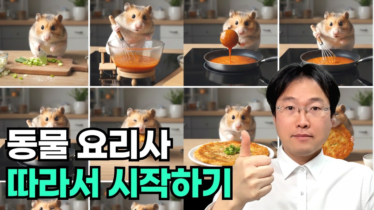 동물 요리 AI 영상 제작법 : 초보 입문 가이드