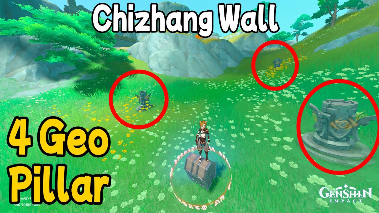 Puzzle | Chizhang Wall 4 Geo Pillar | Liyue 4.4 Genshin Impact