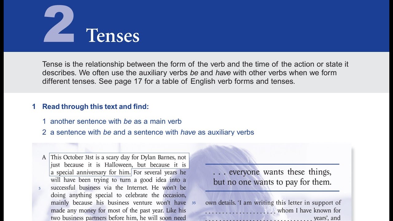 Advanced Oxford Practice Grammar - Ch 2 - Tenses