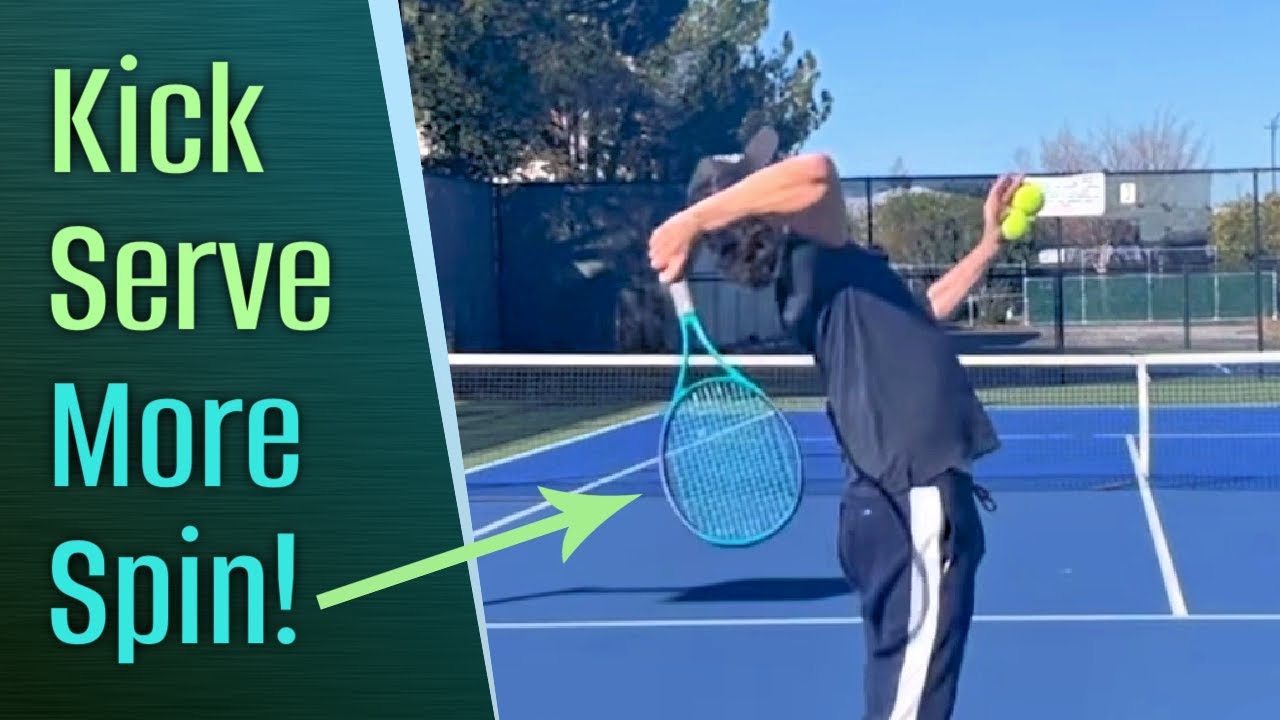 Ракетка Kick Serve Drop для большего вращения!