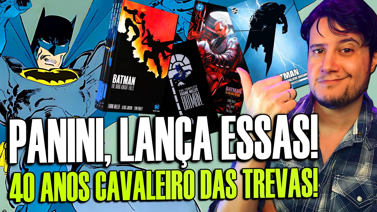 🎉40 ANOS DE BATMAN O CAVALEIRO DAS TREVAS! | 5 Edições Especiais Para Serem Lançadas no Brasil!