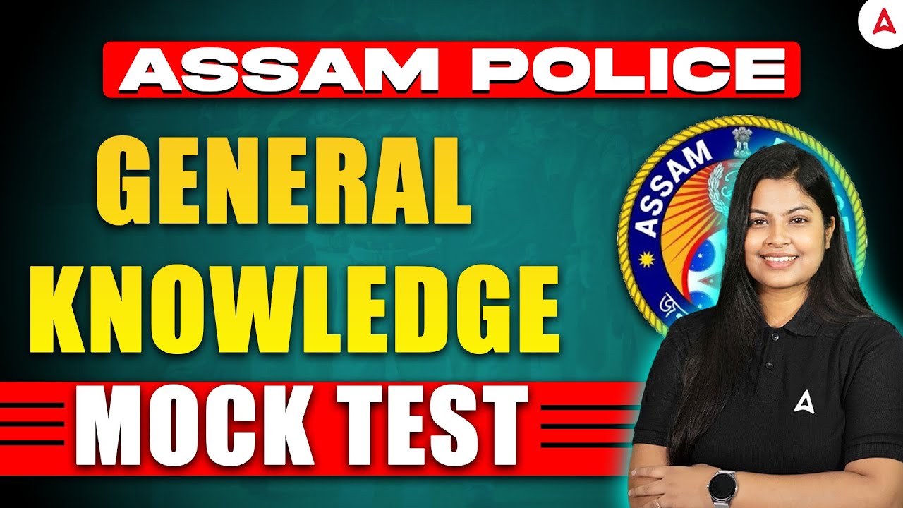 Assam Police SI GK Questions | Assam Police GK Mock Test । Important GK Questions। By Niharika Ma'am