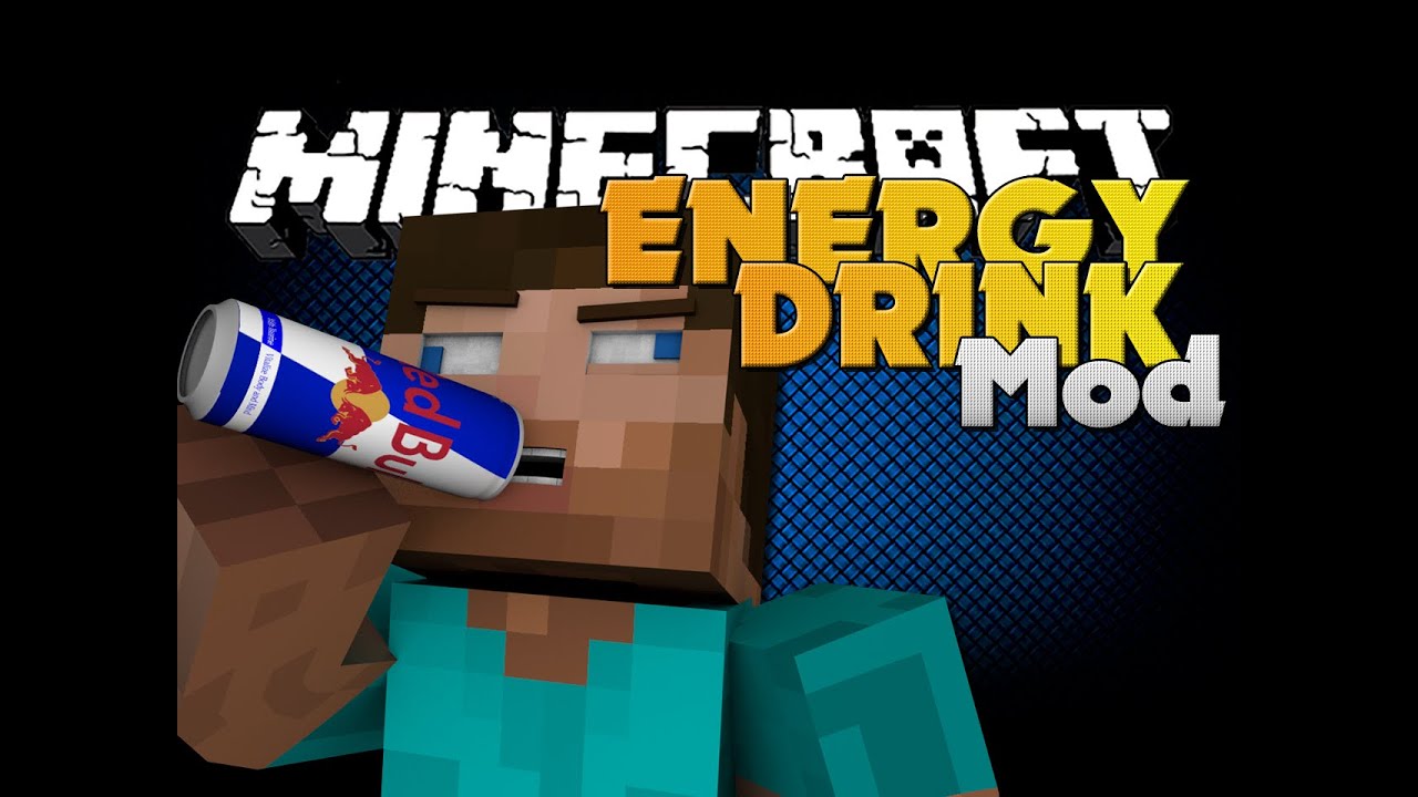 Minecraft Mod - ENERGY DRINK MOD - REDBULL GIVES YOU WINGS