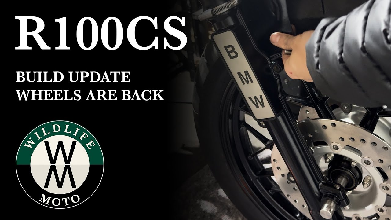 BMW R100CS Build Update: Wheels & Shocks Are Back On!