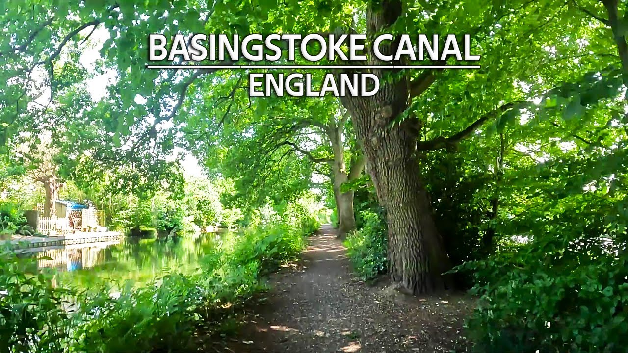 Run Across Europe – Day 22: Basingstoke Canal, England [4K POV Virtual Run]