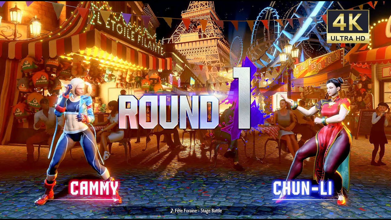 Street fighter 6 - Cammy vs Chun Li [CPU LEVEL 8] [4K 60FPS PS5]