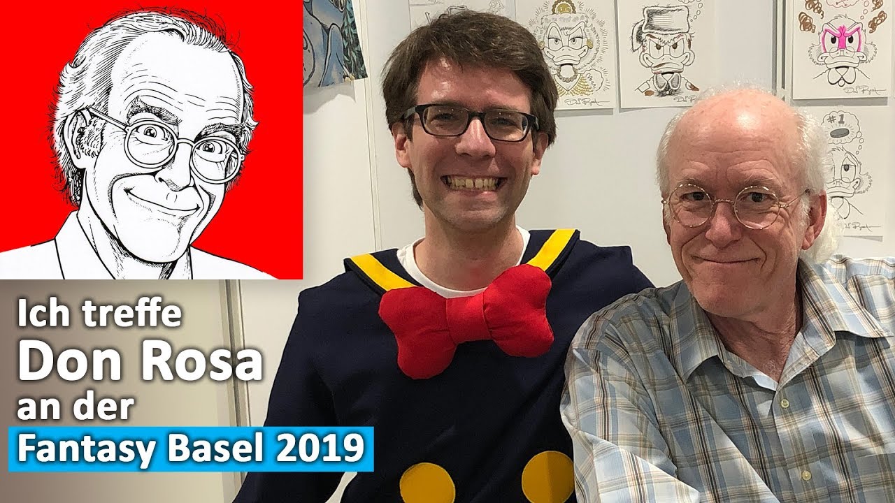 Ich treffe Don Rosa an der Fantasy Basel 2019