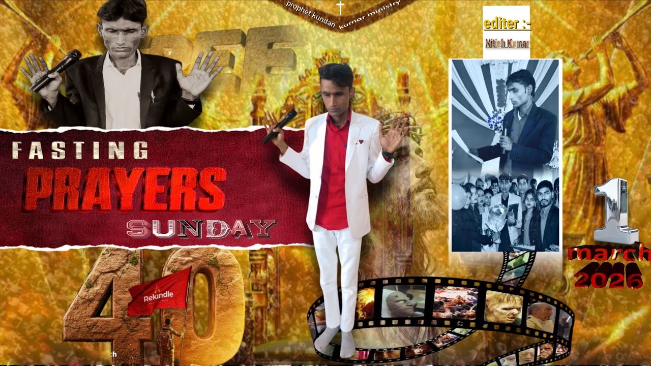 🔴Power of Fasting & Prayer! Sunday Live Meeting | सामर्थ्यी उपवास और प्रार्थना सभा