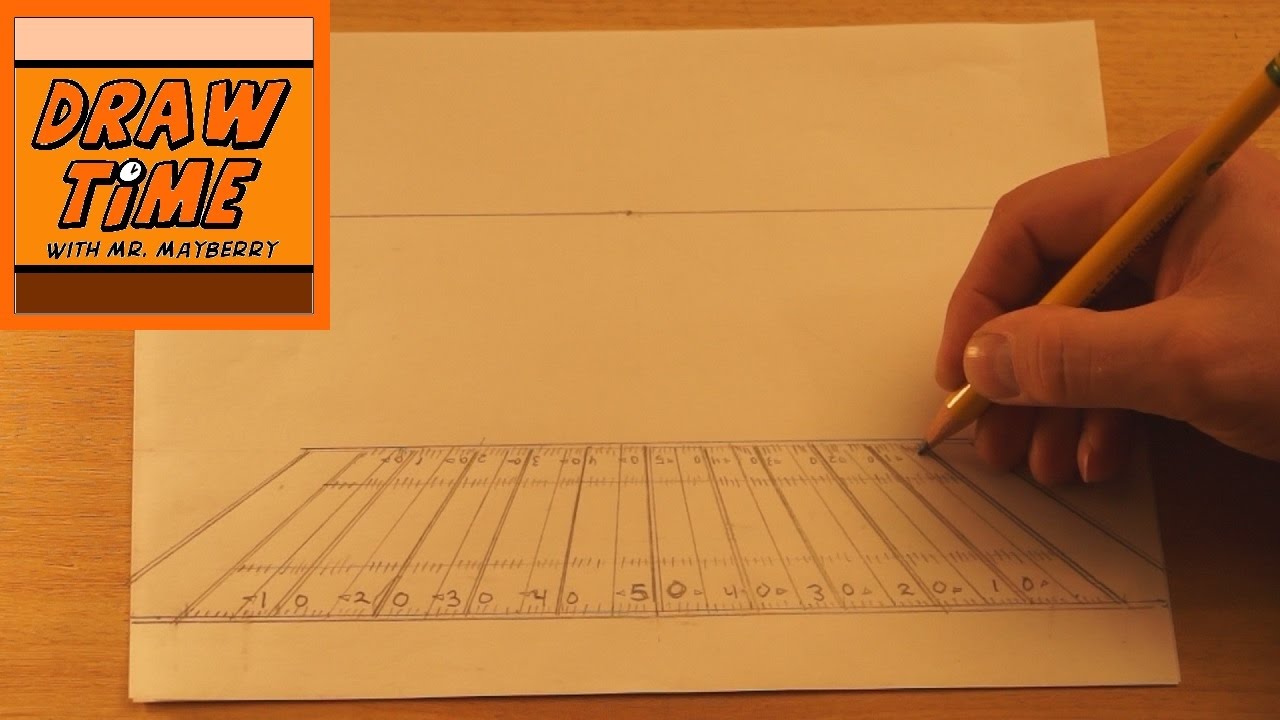 How to Use One-Point Perspective to Draw a Football Field