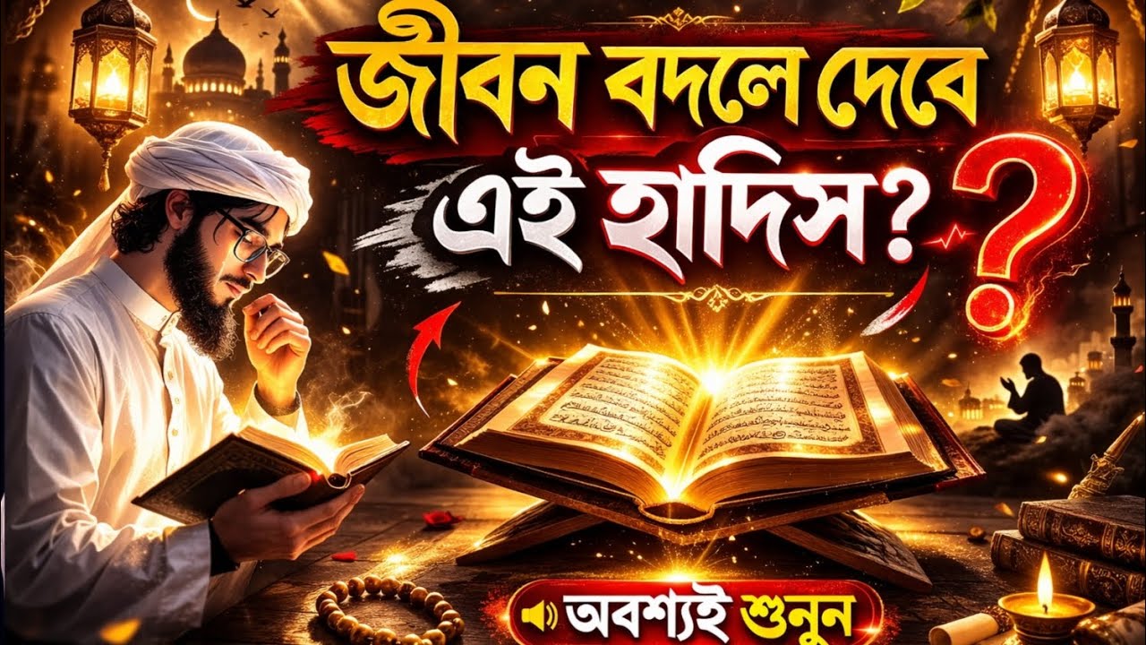 জীবন বদলে দেবে এই হাদিস? | হৃদয় কাঁপানো সহিহ হাদিস | বদলে যাবে আপনার চিন্তা | তওবার আহ্বান 
