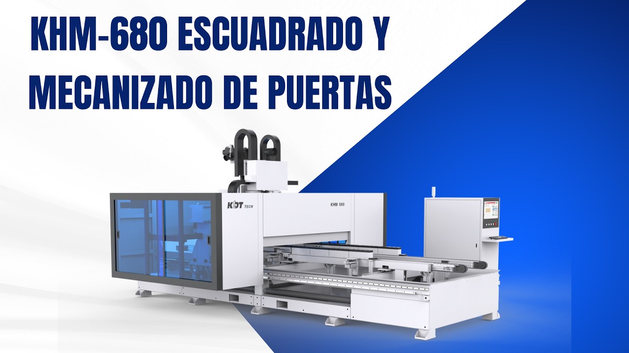 Mecanizado completo de puertas con KHM-680