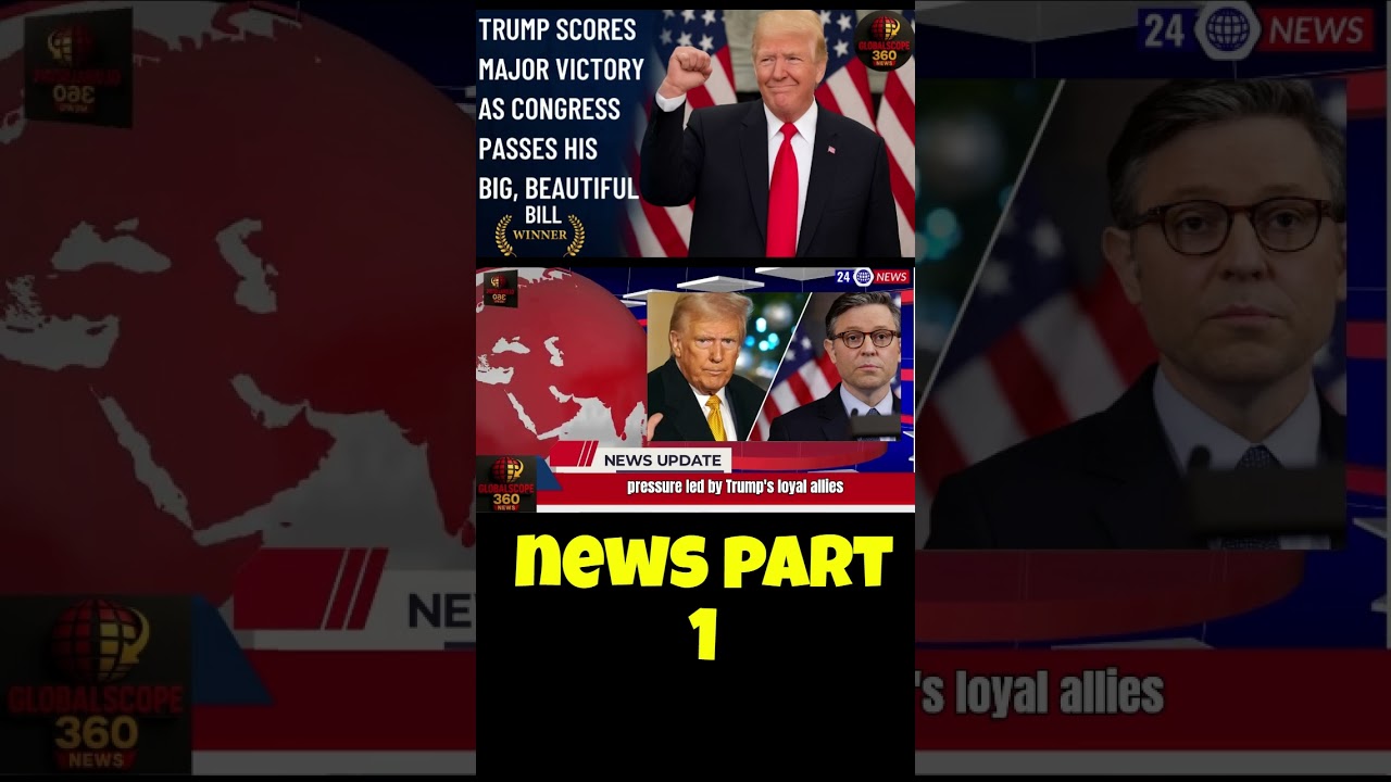 BREAKING: Trump Scores Huge Victory in Congress | Part 1 |  #Trump2025 #BigBeautifulBill #ranked