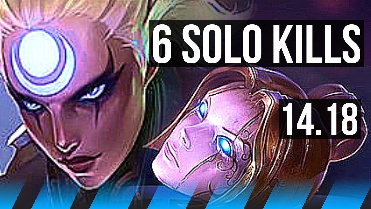 DIANA vs ORIANNA (MID) | 6 solo kills, 1900+ games, Legendary | EUW Master | 14.18
