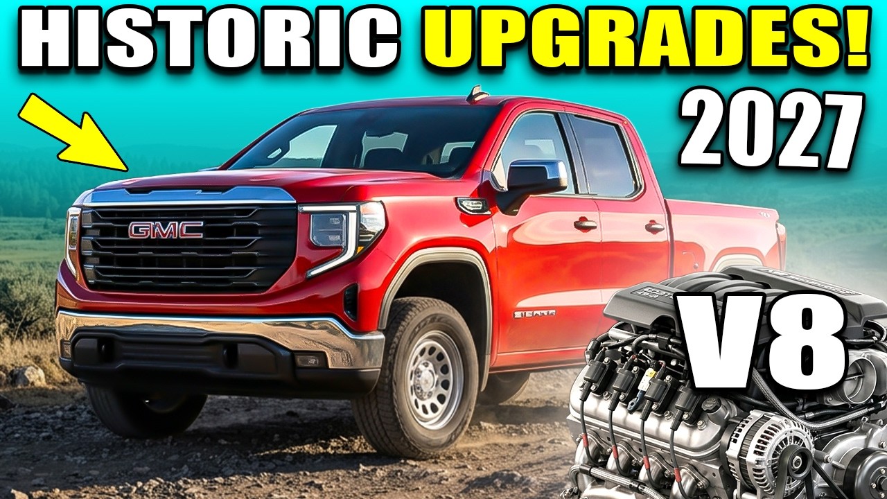Совершенно новый двигатель V8 для GMC Sierra 1500 2027 года заставил меня плакать от радости!