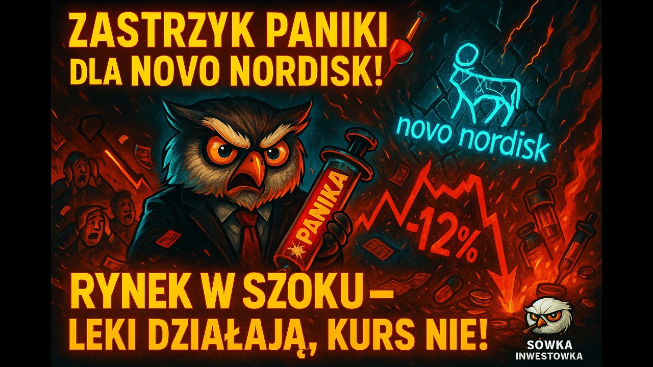 Leki działają, kurs nie! Dlaczego akcje Novo Nordisk znowu dostały zastrzyk paniki?! 💉😱&rdquo;