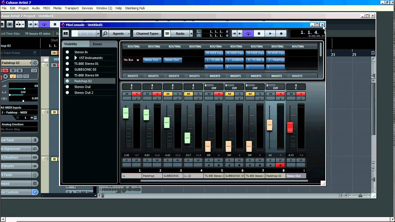 Cubase 7 EASY Side-chaining & Wah-wah side-chaining