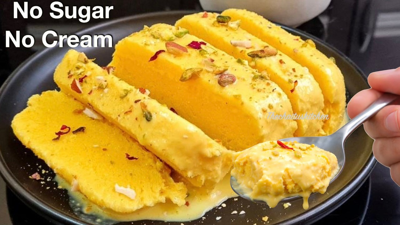 Simple Malai Kesar Icecream without cream only 4 ingredient |Homemade Ice Cream Recipe Without Sugar