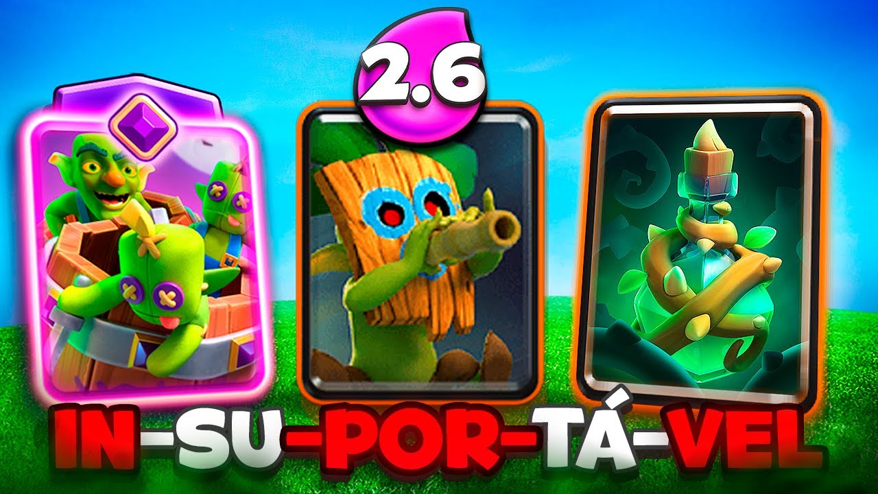 AGORA O LOG BAIT FICOU O DECK MAIS INSUPORTAVEL do JOGO!