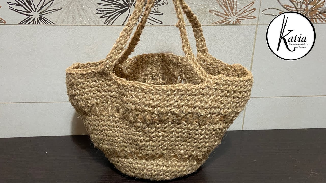 Tutorial uncinetto creativo: borsa con spago