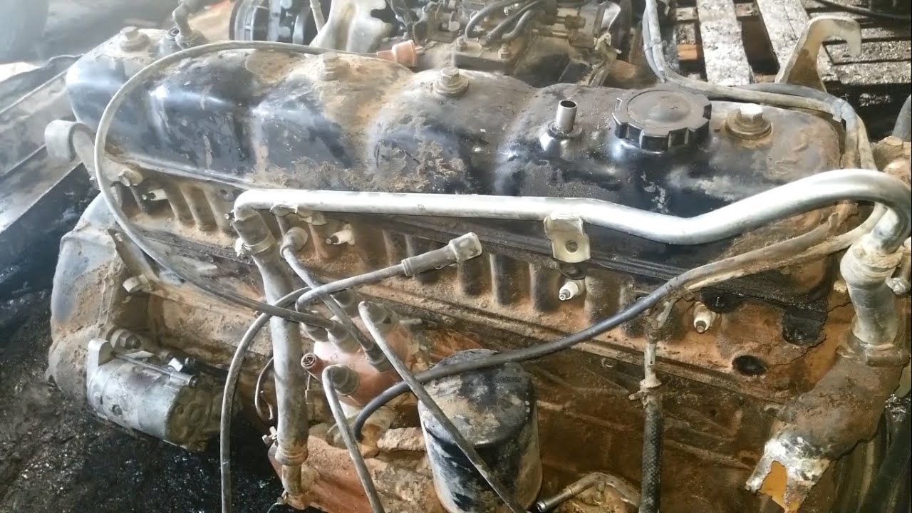 Dismantling the 3F Land Cruiser engine toyota