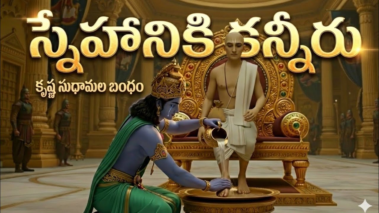 Ai short film/ కృష్ణ మరియు సుధామ ల బంధo  friendship #viral #attitude