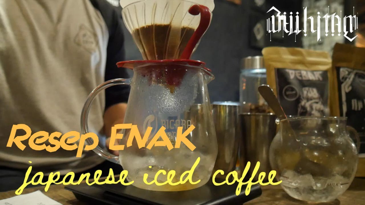 Cara membuat japanese iced coffee