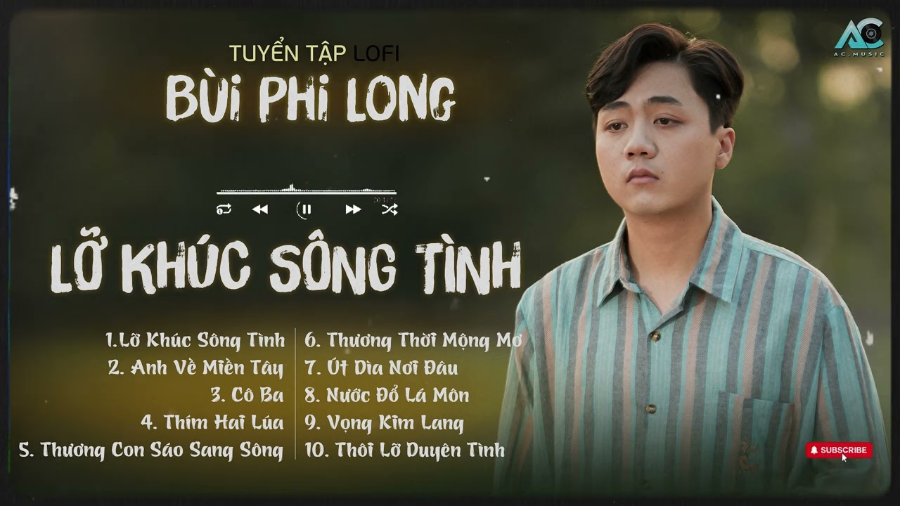 Tuyển Tập: B&ugrave;i Phi Long | Lofi Chill | Lỡ Kh&uacute;c S&ocirc;ng T&igrave;nh, Anh Về Miền T&acirc;y, C&ocirc; Ba...