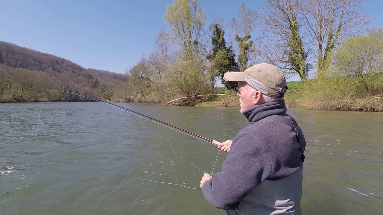 Pêche à la mouche spey cast