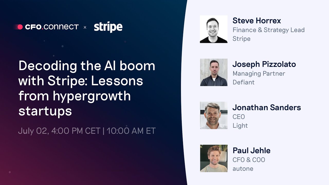 Decoding the AI Boom with Stripe: Lessons from Hypergrowth Startups