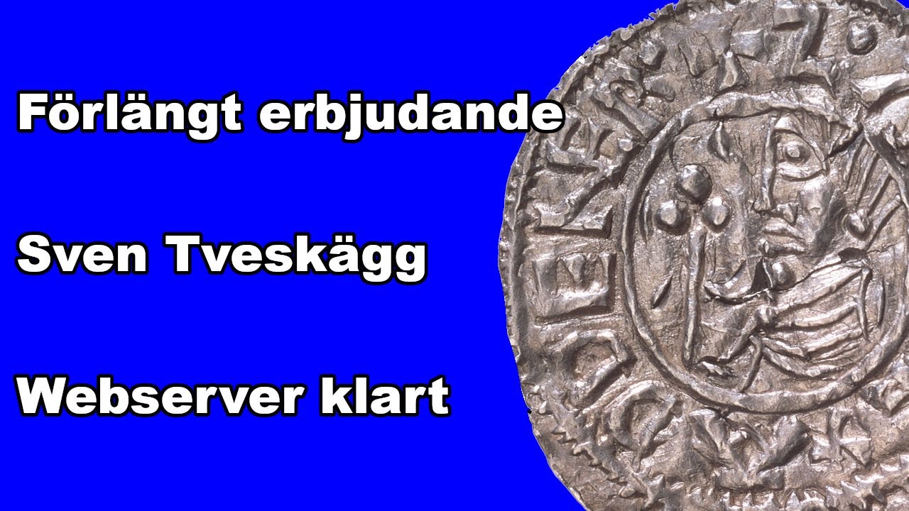 Sven Tveskäggs mynt - Erbjudandet förlängs tll 6 januari - Webserver & GUI version 1 klart!
