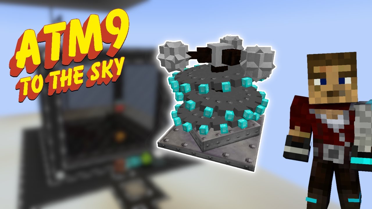 Easy Mob Farm with Mob Grinding Utils - ATM9 To The Sky Ep8
