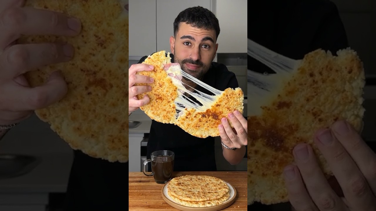 Receta de MBEJ&Uacute; de PARAGUAY: Un cl&aacute;sico! #shorts #mbeju #queso #comidaparaguaya #merienda
