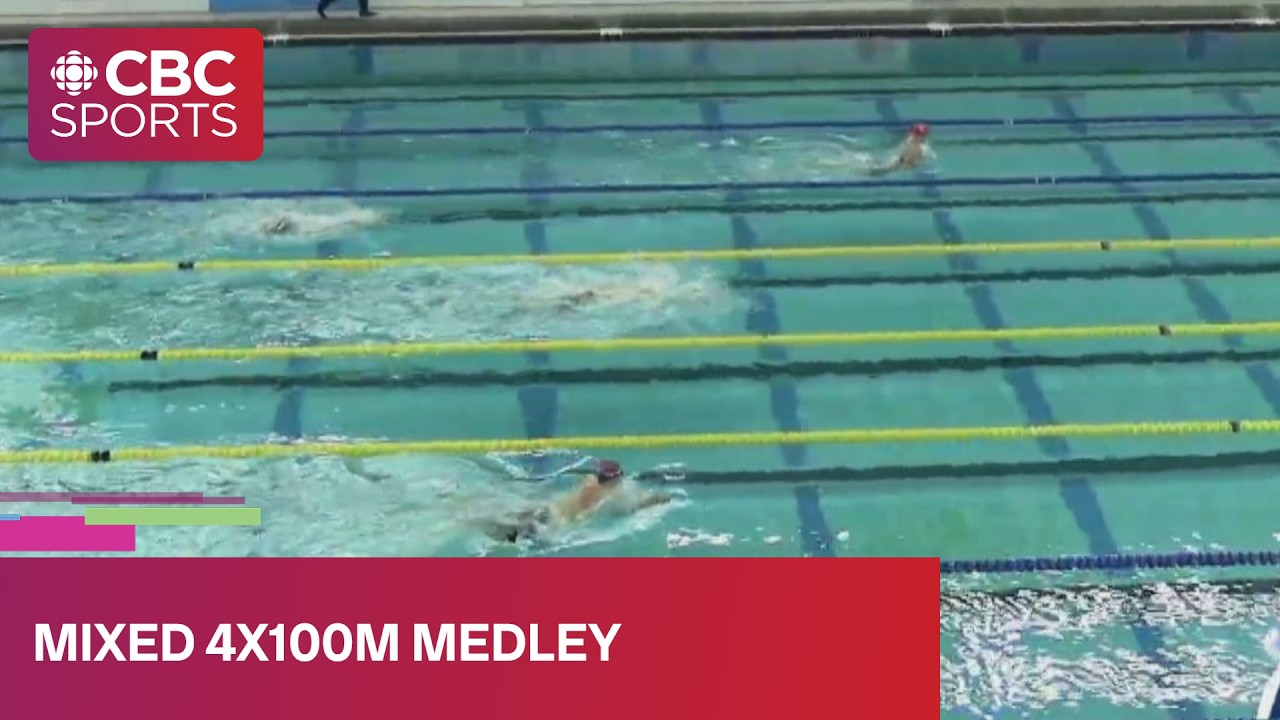 MEET RECORD in mixed 4x100m medley final | 2026 Speedo Canadian Open | #CBCSports