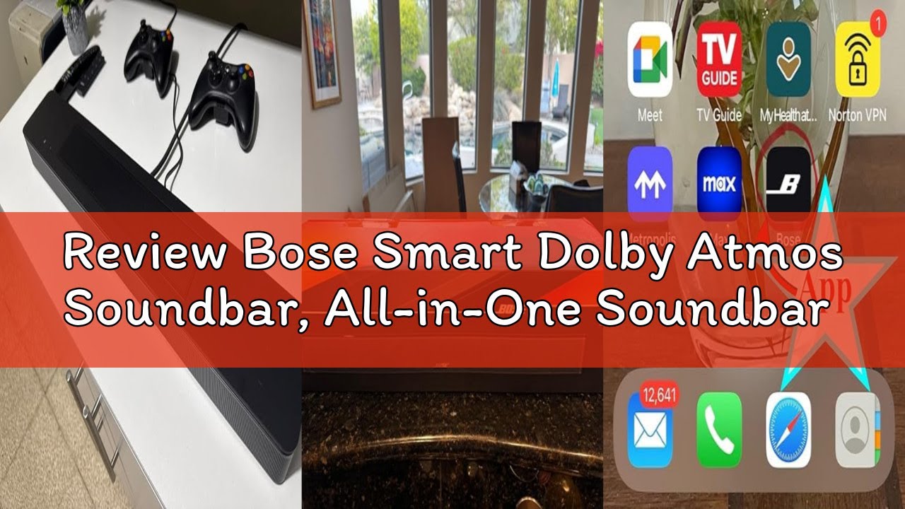Review Bose Smart Dolby Atmos Soundbar, All-in-One Soundbar for TV, A.I. Dialogue Mode, Voice Contro