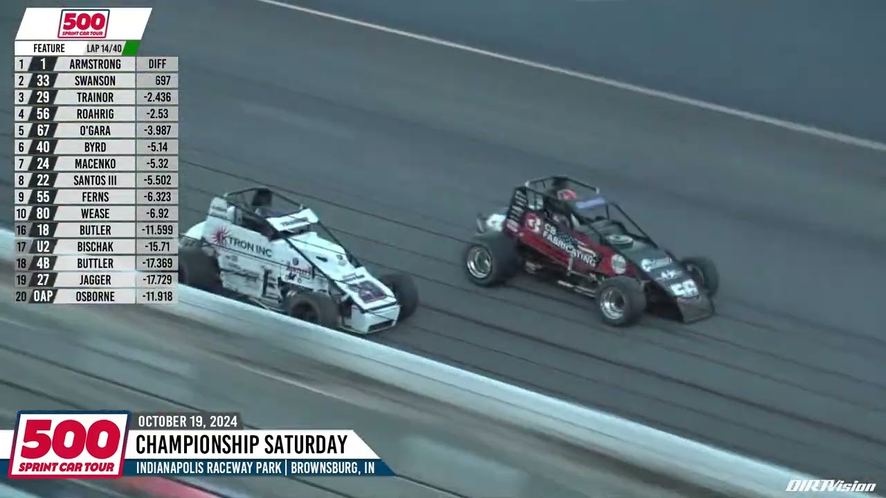 500 Sprint Car Tour Feature Highlights I Lucas Oil Indianapolis Raceway Park 10.19.24